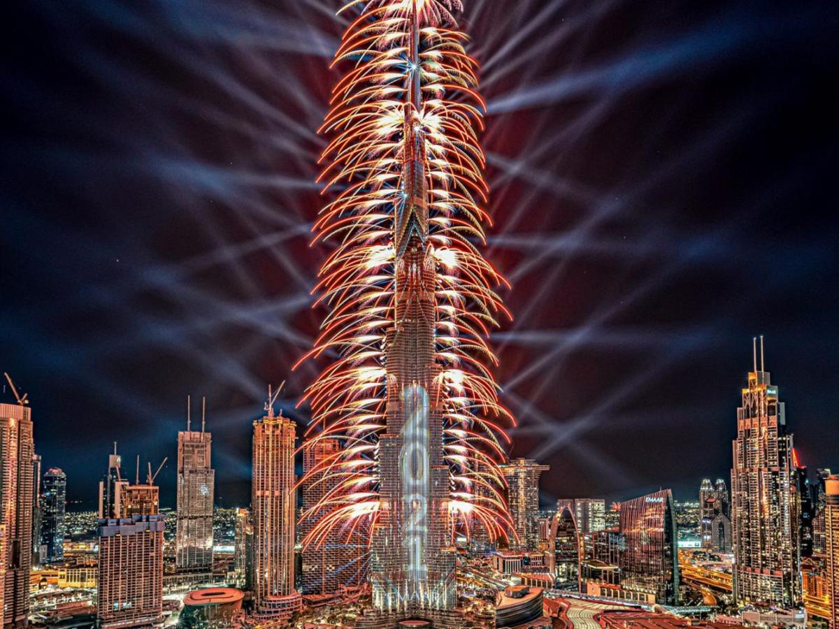 شقة Trophy 2Br Aladdin Estate W Burj Khalifa View دبي المظهر الخارجي الصورة